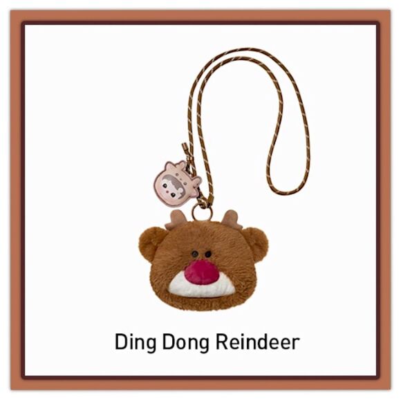 Pop Mart HaciPupu Snuggle With You Plush Bag - Ding Dong Reindeer - Picture 5 of 16